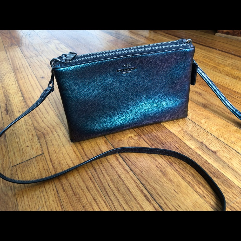 Coach black holographic Lyla crossbody